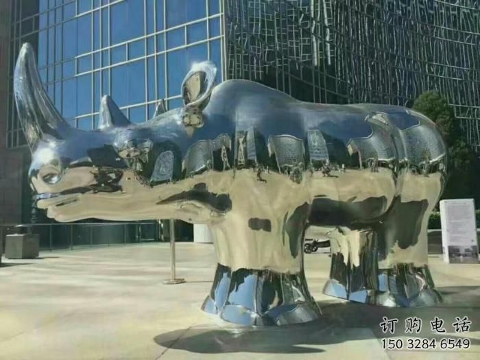 犀牛雕塑廠家 現(xiàn)代動物體系 不銹鋼犀牛雕塑廠 犀牛雕塑廠家 現(xiàn)代動物體系 不銹鋼犀牛雕塑廠