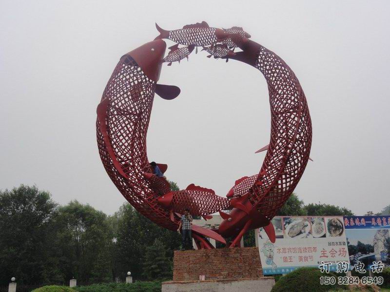 鯉魚雕塑廠家 鏤空工藝 鏤空鯉魚雕塑制作商 鯉魚雕塑廠家 鏤空工藝 鏤空鯉魚雕塑制作商