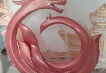 龍鳳雕塑廠(chǎng)家 景觀(guān)小品 不銹鋼龍鳳雕塑工廠(chǎng)