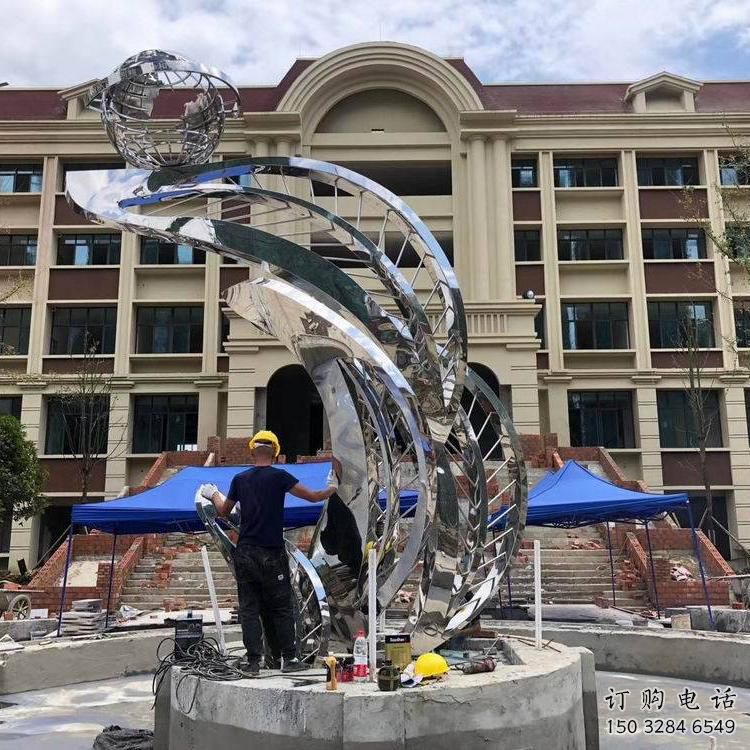 樹(shù)葉子雕塑廠家 鏡面園林不銹鋼植物雕塑 樹(shù)葉子雕塑廠家 鏡面園林不銹鋼植物雕塑