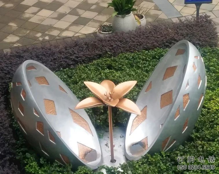 蓮藕雕塑廠家 植物體系 烤漆不銹鋼蓮藕雕塑 蓮藕雕塑廠家 植物體系 烤漆不銹鋼蓮藕雕塑