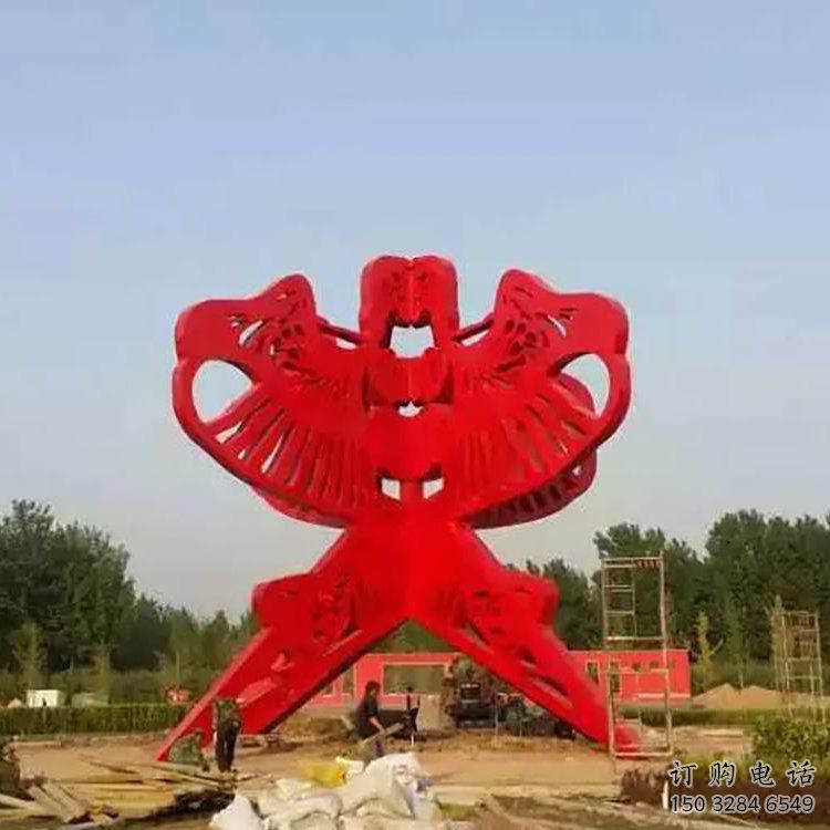 風(fēng)箏雕塑 四面結(jié)構(gòu)組合 不銹鋼風(fēng)箏雕塑廠家制作