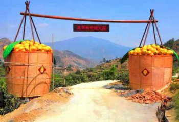 枇杷雕塑 水果藝術(shù)標識 不銹鋼枇杷雕塑廠家