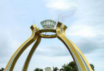 鉆石雕塑 烤漆景觀雕塑 戶(hù)外大型鉆石雕塑廠家