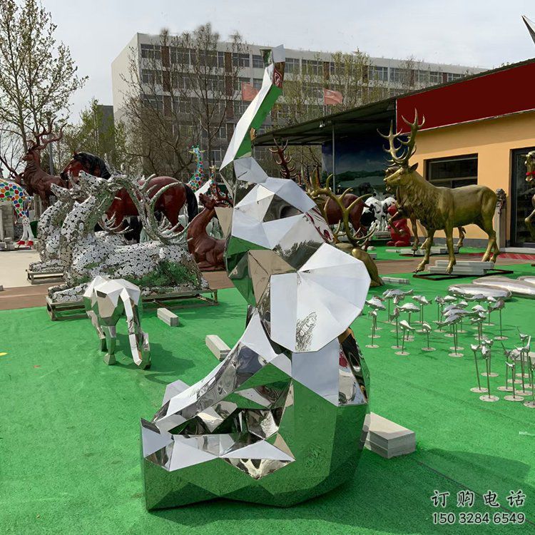 大象雕塑 幾何切面動物 大型戶外大象雕塑廠家 大象雕塑 幾何切面動物 大型戶外大象雕塑廠家