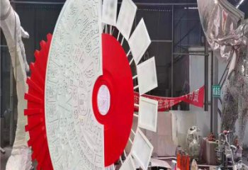 圓環(huán)雕塑 異形烤漆擺件 戶(hù)外異形圓環(huán)雕塑廠家