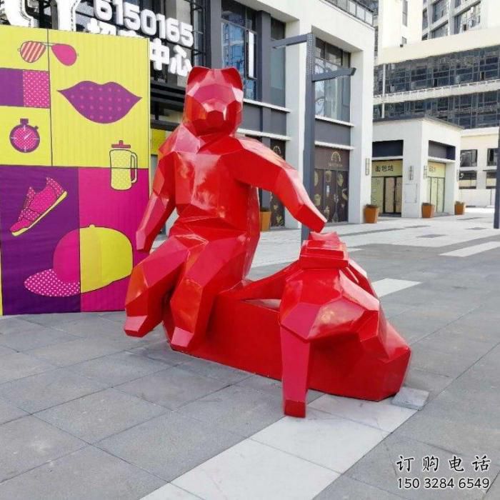 商業(yè)街熊雕塑廠家 大型餐飲店擺件 步行街異形熊雕塑 商業(yè)街熊雕塑廠家 大型餐飲店擺件 步行街異形熊雕塑