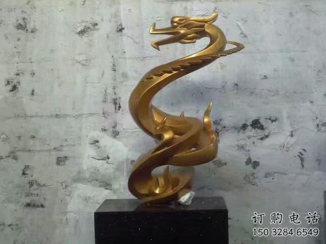 玄關(guān)龍雕塑廠家 創(chuàng)意擺件 別墅區(qū)仿古龍雕塑
