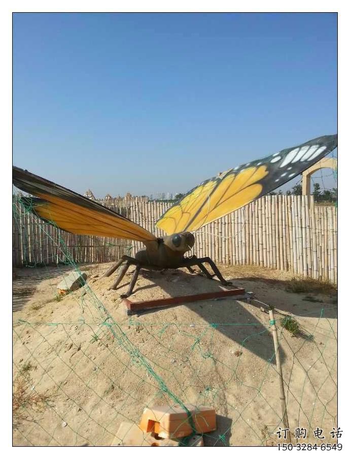 園林昆蟲(chóng)雕塑廠家 大型公園擺件 戶外仿真昆蟲(chóng)雕塑