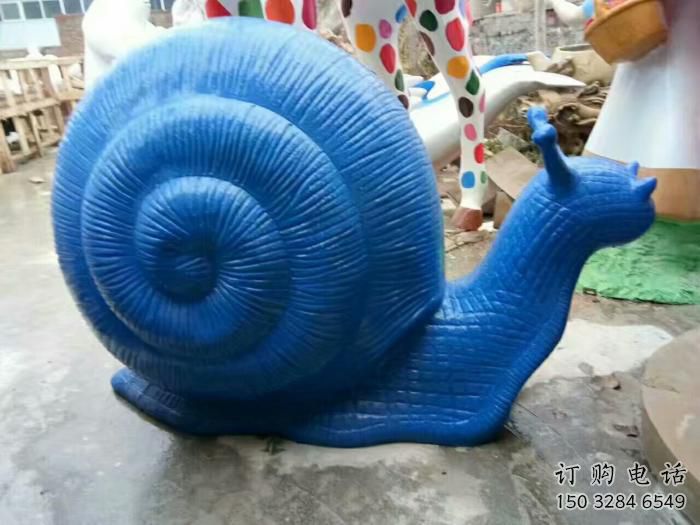 游樂場蝸牛雕塑廠家 海洋賓館擺件 住宅小區(qū)彩繪蝸牛雕塑