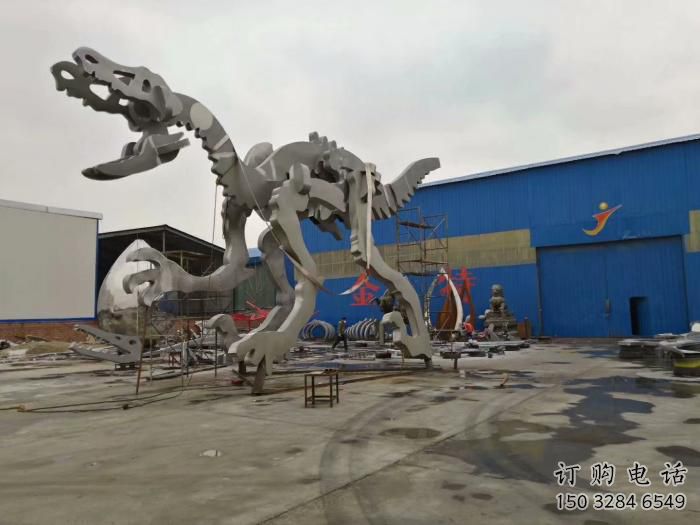 鏤空恐龍雕塑廠家 現(xiàn)代抽象擺件 廣場(chǎng)切面恐龍雕塑 鏤空恐龍雕塑廠家 現(xiàn)代抽象擺件 廣場(chǎng)切面恐龍雕塑