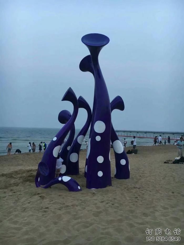草地水母雕塑廠家 海洋異形小品 大型彩繪水母雕塑 草地水母雕塑廠家 海洋異形小品 大型彩繪水母雕塑