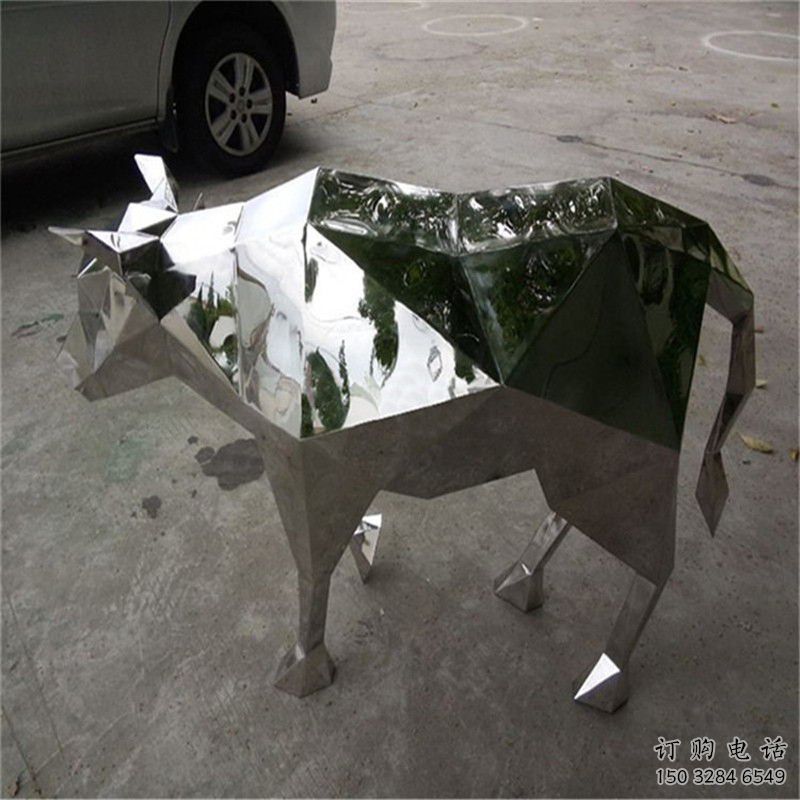 切面牛雕塑廠家 現(xiàn)代抽象擺件 商場幾何牛雕塑 切面牛雕塑廠家 現(xiàn)代抽象擺件 商場幾何牛雕塑