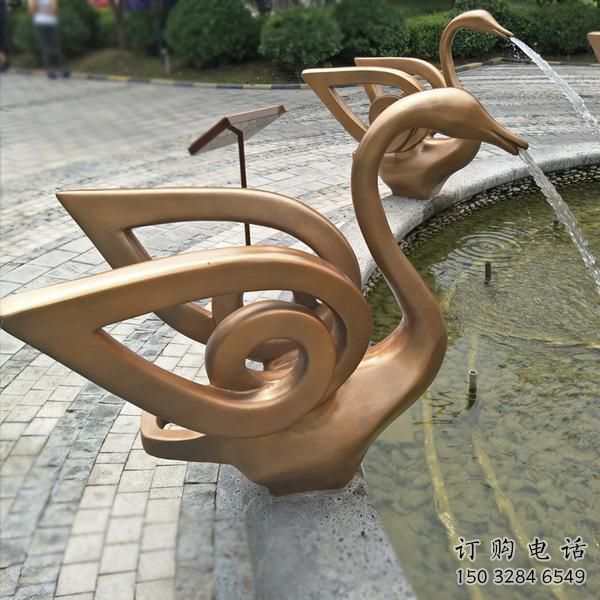 噴漆鵝雕塑廠家 卡通廣場小品 公園噴水鵝雕塑 噴漆鵝雕塑廠家 卡通廣場小品 公園噴水鵝雕塑