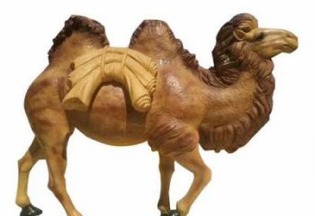 住宅小區(qū)駱駝雕塑廠家 現(xiàn)代廣場(chǎng)小品 公園噴漆駱駝雕塑