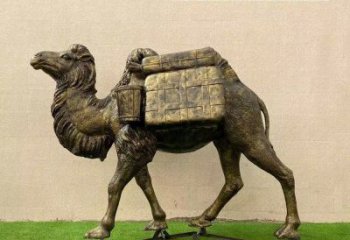 草地駱駝雕塑廠家 戶外異形小品 現(xiàn)代抽象駱駝雕塑