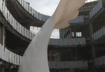 商業(yè)街魚尾雕塑廠家 大型廣場擺件 步行街異形魚尾雕塑
