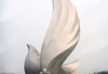 房地產(chǎn)飛鴿雕塑廠家 創(chuàng)意現(xiàn)代擺件 公園啞光飛鴿雕塑