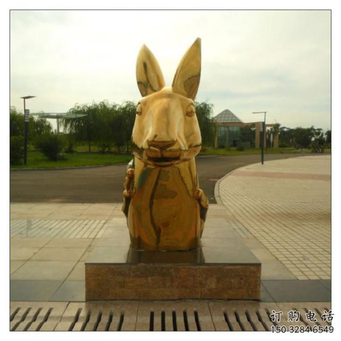 公園羊頭雕塑廠家 中式鍍金小品 風(fēng)景區(qū)仿古羊頭雕塑