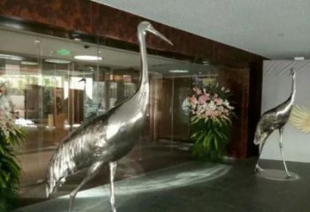 抽象鴕鳥雕塑廠家 大型創(chuàng)意擺件 風景區(qū)仿真鴕鳥雕塑