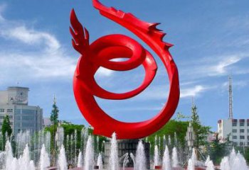 賓館飛龍雕塑廠家 歐式仿真小品 戶(hù)外噴漆飛龍雕塑