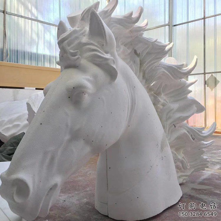 戶外馬頭雕塑廠家 抽象公園小品 大型彩繪馬頭雕塑 戶外馬頭雕塑廠家 抽象公園小品 大型彩繪馬頭雕塑