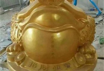 大門口金蟾雕塑廠家 歐式賓館擺件 風(fēng)景區(qū)仿古金蟾雕塑