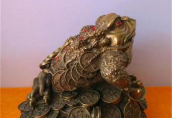 噴漆金蟾雕塑廠家 現(xiàn)代廣場小品 大型酒店金蟾雕塑