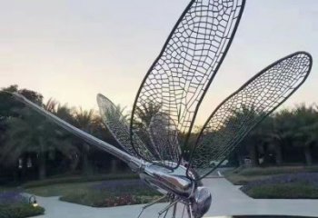 鏤空蜻蜓點(diǎn)水雕塑廠家 現(xiàn)代擺件 創(chuàng)意蜻蜓點(diǎn)水雕塑