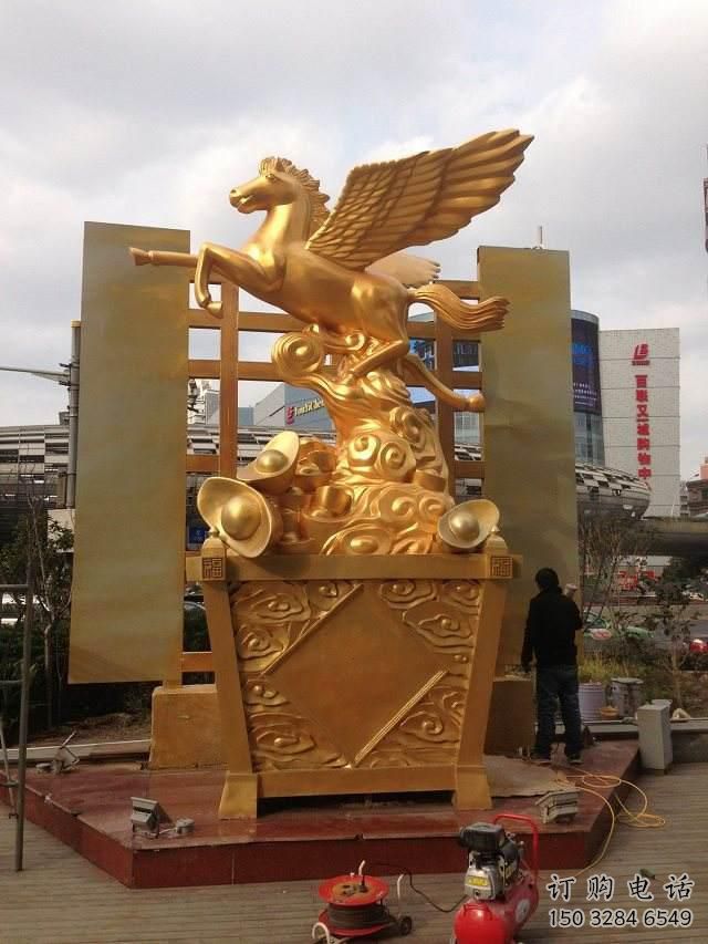 步行街金馬雕塑廠家 創(chuàng)意擺件 大型廣場(chǎng)金馬雕塑 步行街金馬雕塑廠家 創(chuàng)意擺件 大型廣場(chǎng)金馬雕塑