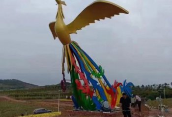 噴漆龍鳳呈祥雕塑廠(chǎng)家 卡通廣場(chǎng)小品 