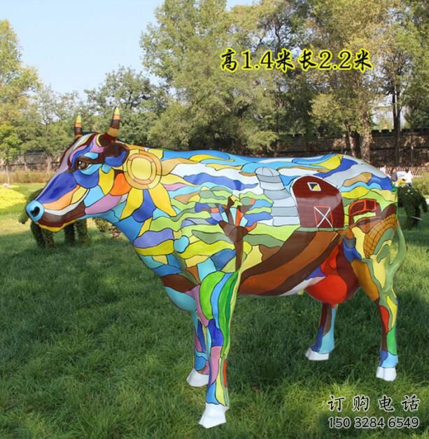 噴漆花牛雕塑廠家 卡通廣場小品 草地彩繪花牛雕塑 噴漆花牛雕塑廠家 卡通廣場小品 草地彩繪花牛雕塑