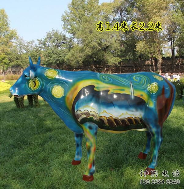 街道花牛雕塑廠家 創(chuàng)意彩繪小品 大型公園花牛雕塑 街道花牛雕塑廠家 創(chuàng)意彩繪小品 大型公園花牛雕塑