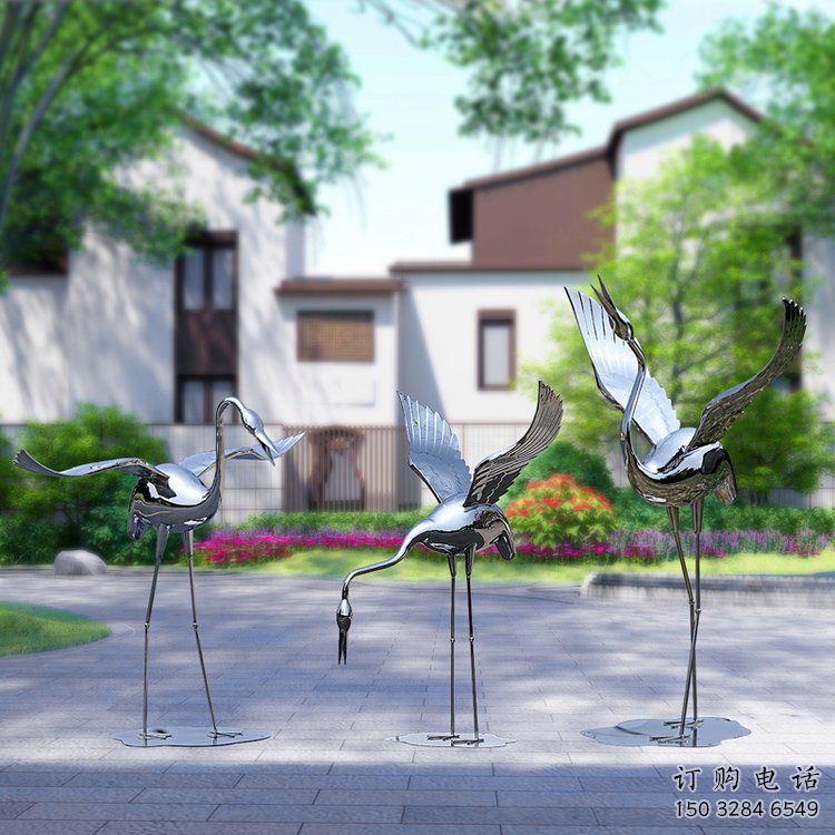 鍛造鶴雕塑廠家 公園抽象擺件 廣場(chǎng)啞光鶴雕塑 鍛造鶴雕塑廠家 公園抽象擺件 廣場(chǎng)啞光鶴雕塑