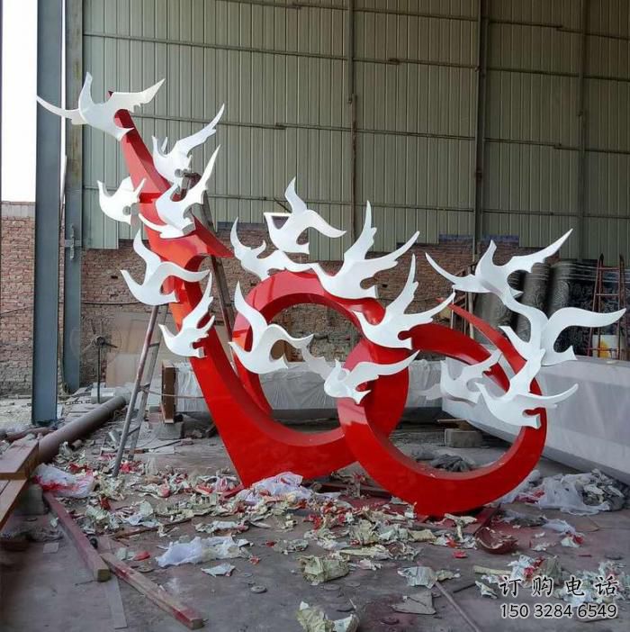 風(fēng)景區(qū)和平鴿雕塑廠家 中式戶外擺件 歐式創(chuàng)意和平鴿雕塑