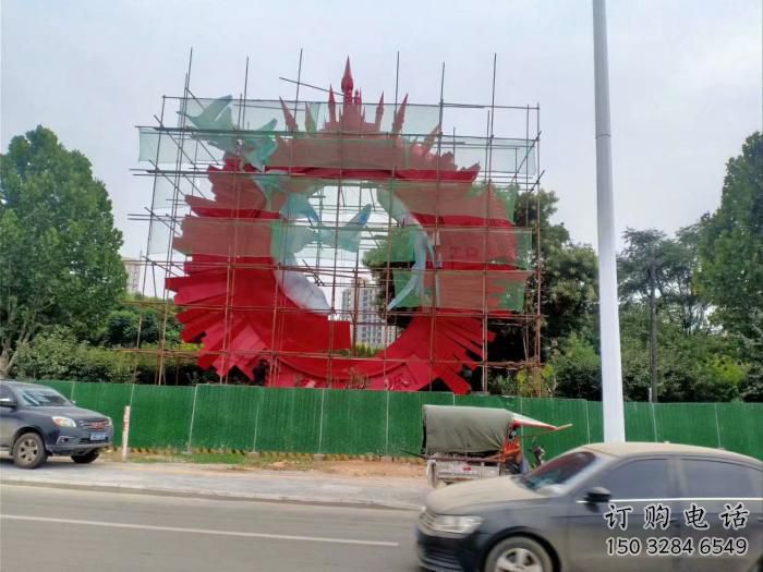 商場海鷗雕塑廠家 中式室內(nèi)小品 現(xiàn)代拉絲海鷗雕塑