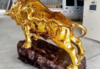 大門口金牛雕塑廠家 歐式賓館擺件 風景區(qū)仿古金牛雕塑