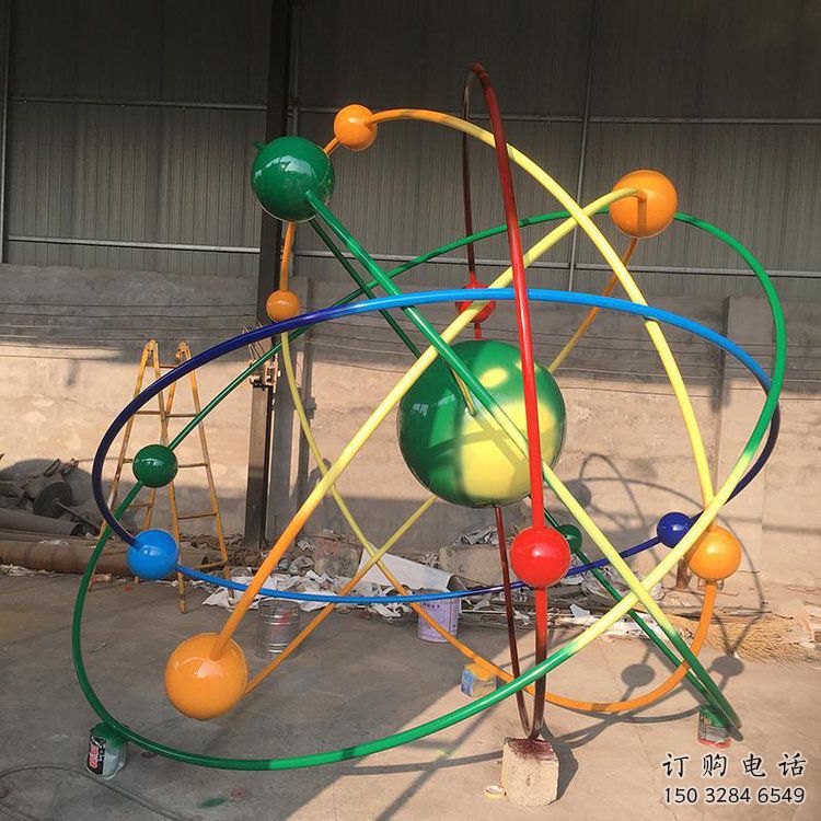現(xiàn)代星球雕塑廠家 鏤空創(chuàng)意擺件 別墅區(qū)不銹鋼星球雕塑