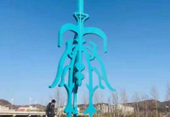 大型商場甲骨文雕塑廠家 鏤空創(chuàng)意擺件 現(xiàn)代不銹鋼甲骨文雕塑