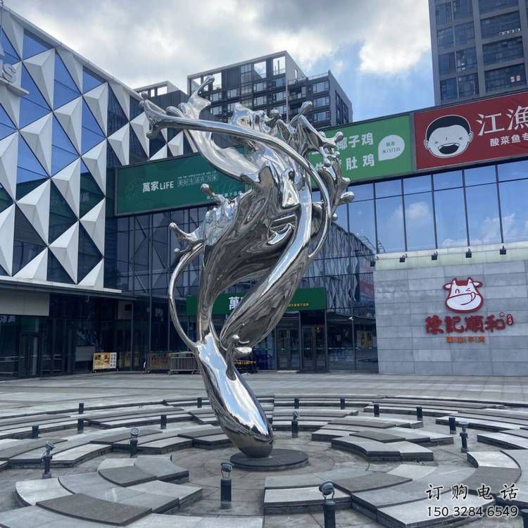 幾何水花雕塑廠家 現(xiàn)代創(chuàng)意小品 大門口不銹鋼水花雕塑生產(chǎn) 幾何水花雕塑廠家 現(xiàn)代創(chuàng)意小品 大門口不銹鋼水花雕塑生產(chǎn)