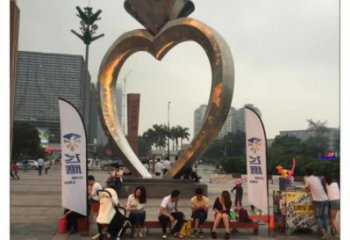 歐式鉆戒雕塑廠家 抽象擺件 廣場(chǎng)不銹鋼鉆戒雕塑