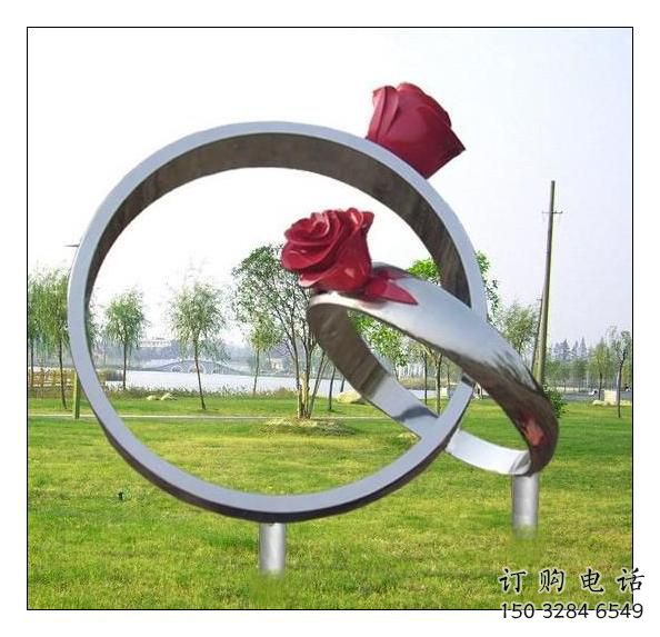 別墅區(qū)戒指雕塑廠家 大型現(xiàn)代擺件 抽象不銹鋼戒指雕塑 別墅區(qū)戒指雕塑廠家 大型現(xiàn)代擺件 抽象不銹鋼戒指雕塑