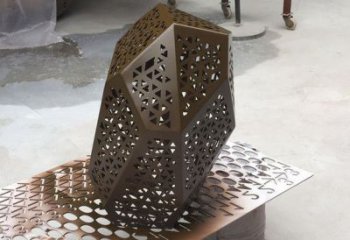 異形石頭雕塑廠家 現(xiàn)代小品 廣場(chǎng)不銹鋼石頭雕塑