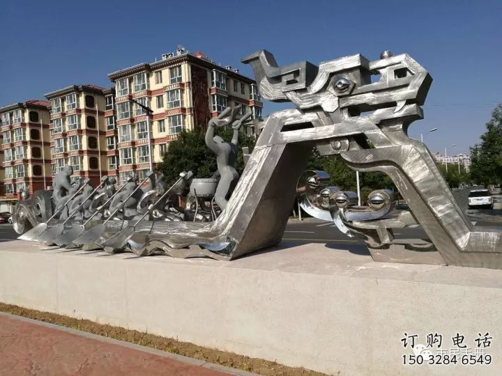 廣場(chǎng)龍舟雕塑廠家 公園小品 大型不銹鋼龍舟雕塑生產(chǎn)