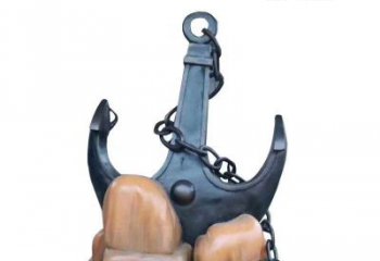 烤漆船舵雕塑廠家 現(xiàn)代小品 戶外不銹鋼船舵雕塑生產(chǎn)