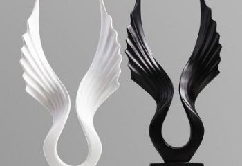 房地產(chǎn)鳳尾雕塑廠家 現(xiàn)代擺件 鍛造不銹鋼鳳尾雕塑制作