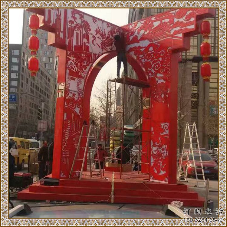 異形燈籠雕塑廠家 現(xiàn)代小品 公園不銹鋼燈籠雕塑生產(chǎn)