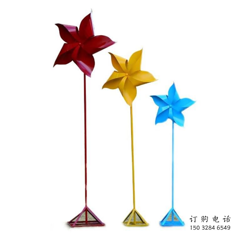 街頭風(fēng)車雕塑廠家 大型別墅區(qū)擺件 創(chuàng)意不銹鋼風(fēng)車雕塑生產(chǎn)