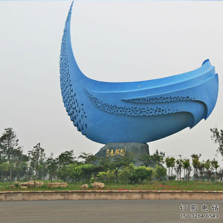 異形路標(biāo)雕塑廠家 現(xiàn)代廣場小品 大型不銹鋼路標(biāo)雕塑