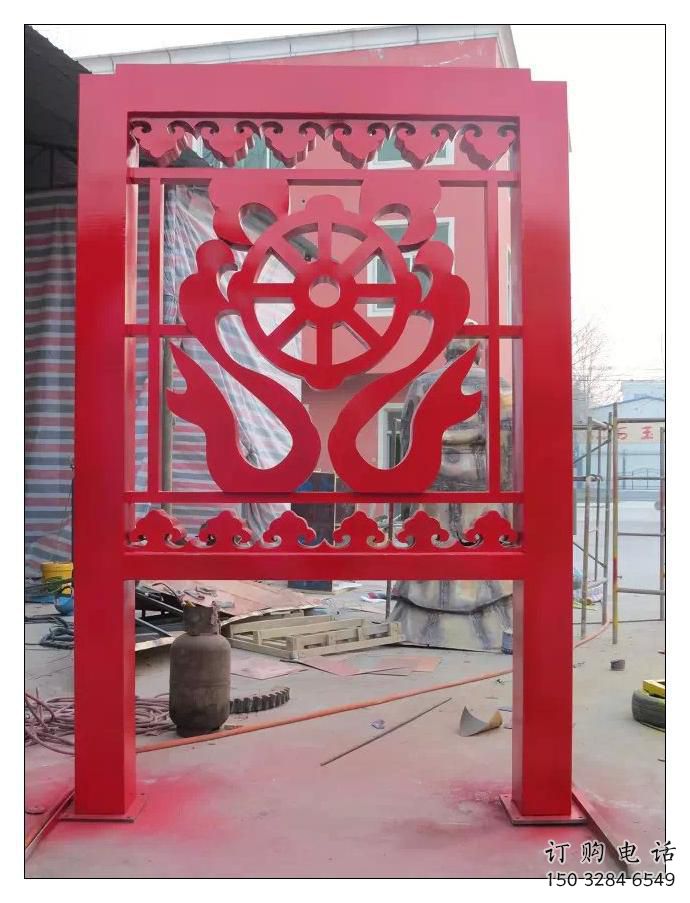 中式屏風雕塑廠家 鏤空烤漆小品 游樂場不銹鋼屏風雕塑 中式屏風雕塑廠家 鏤空烤漆小品 游樂場不銹鋼屏風雕塑